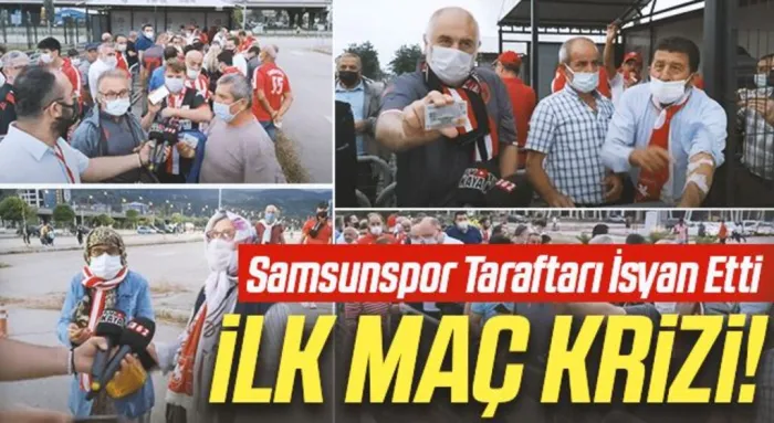 İlk Maç Krizi! Samsunspor Taraftarı İsyan Etti