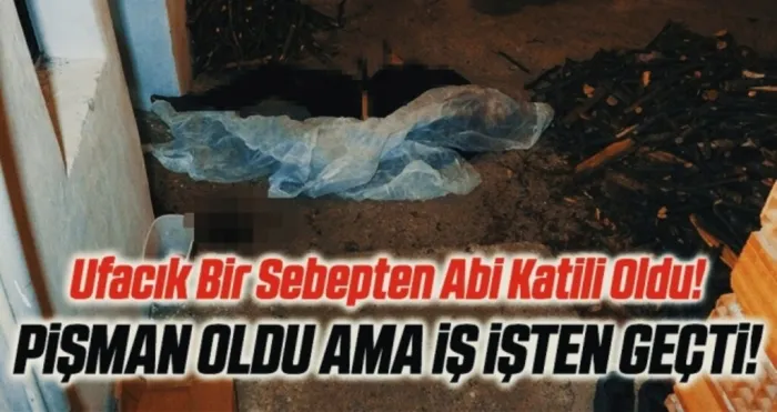 Samsun'da Bıçakladığı ağabeyine pişman olup kalp masajı yaptı ancak kurtaramadı