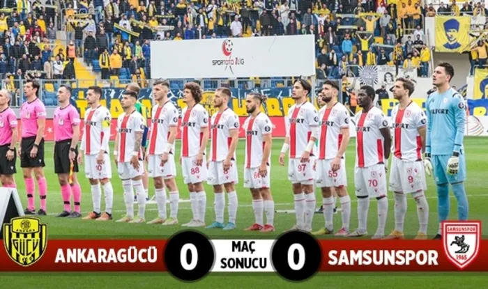Ankaragücü: 0 Samsunspor: 0 (Maç Sonucu)