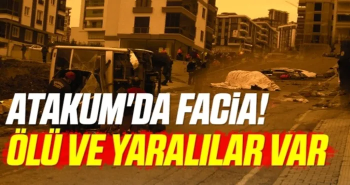 Atakum'da Facia! İşçi Servisi Devrildi Ölü Ve Yaralılar Var