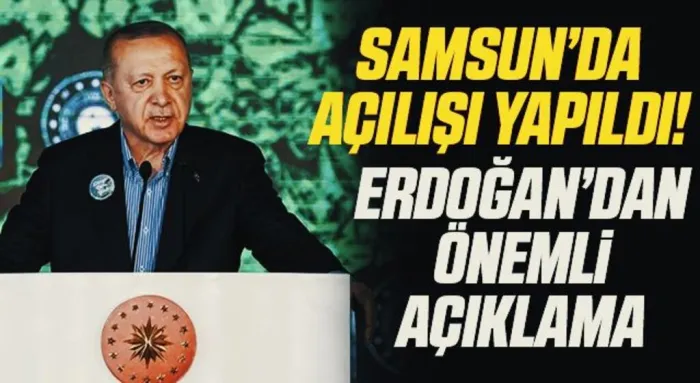 Cumhurbaşkanı Erdoğan, Samsun Kuş Cenneti tanıtımına canlı bağlandı