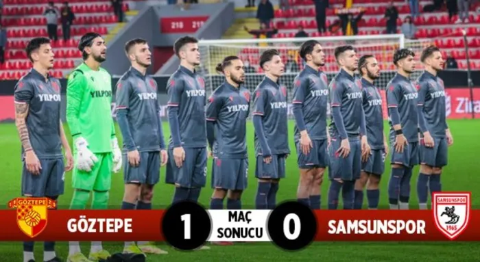 Göztepe: 1 Samsunspor: 0 (Ziraat Türkiye Kupası Maç Sonucu)