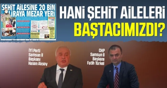'Hani Şehit Aileleri Baştacımızdı?'