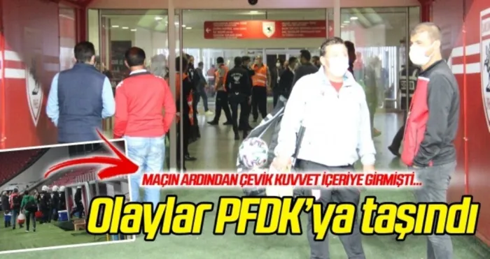 Keçiören maçının ardından yaşanan olaylar PFDK'ya taşındı