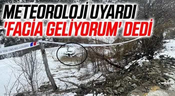 Samsun'da Meteoroloji Uyardı 'Facia Geliyorum' dedi
