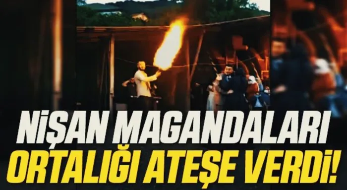 Nişan Magandaları Ortalığı Ateşe Verdi!