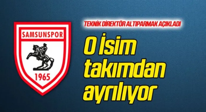 Yılport Samsunspor Teknik Direktörü Mehmet Altıparmak Açıkladı! O İsim Takımdan Ayrılıyor