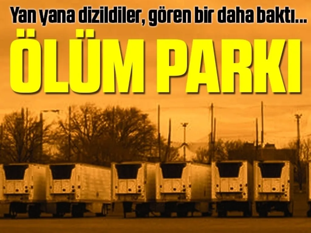 Ölüm parkı! Yan yana dizildiler...