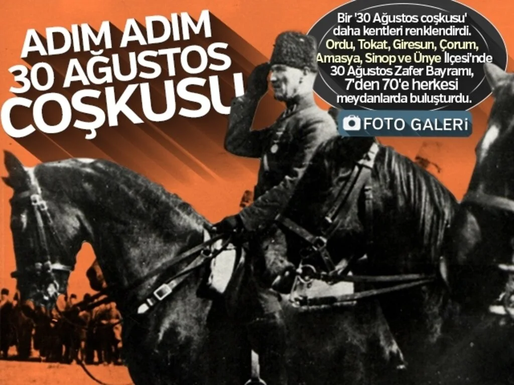 Adım adım 30 Ağustos coşkusu