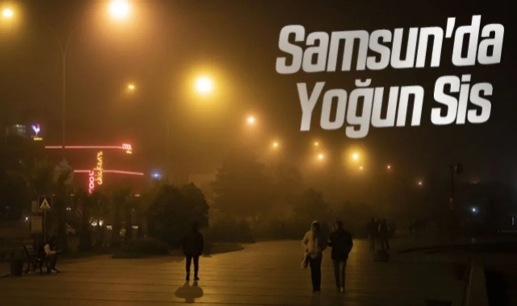 Samsun'da Yoğun Sis