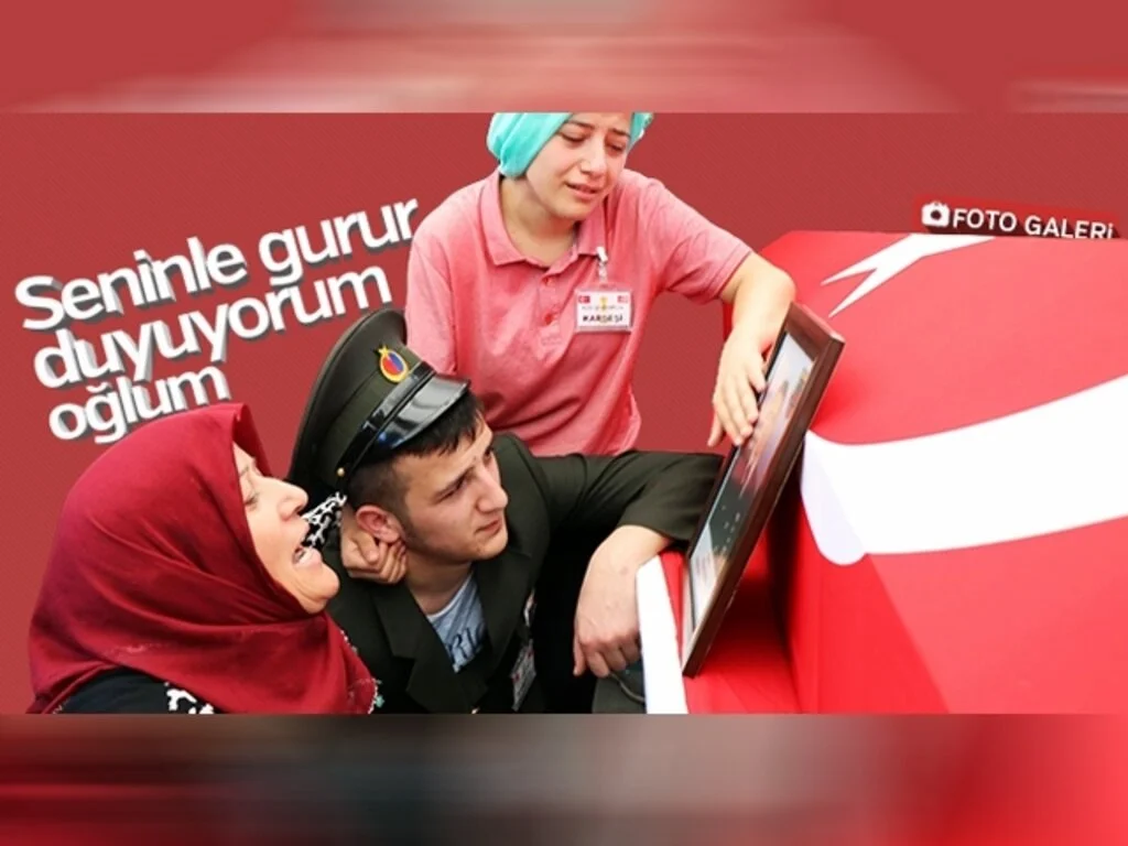 Seninle gurur duyuyorum oğlum