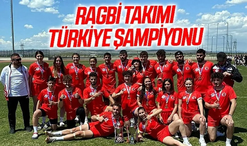 OMÜ Kadın Ragbi Takımı Türkiye şampiyonu oldu