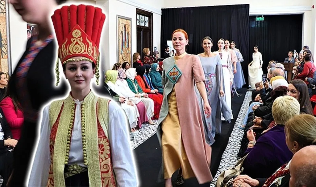 Osmanlı ve Selçuklu saray kıyafetleri bu defilede