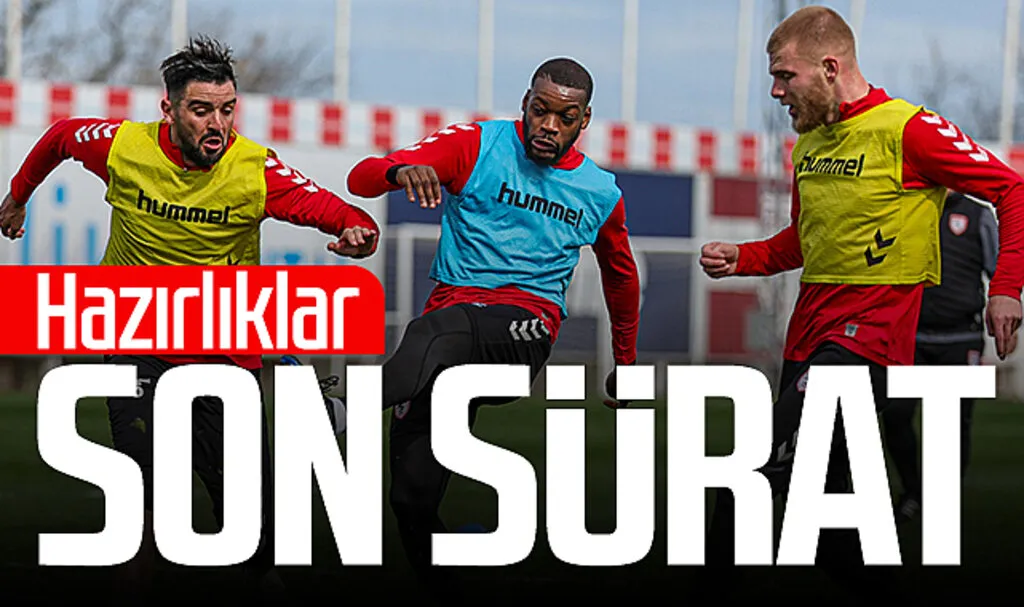 Samsunspor, Ankaragücü maçı hazırlıklarını sürdürüyor