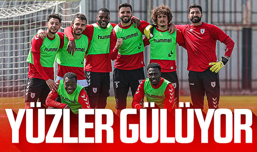 Samsunspor'da yüzler gülüyor