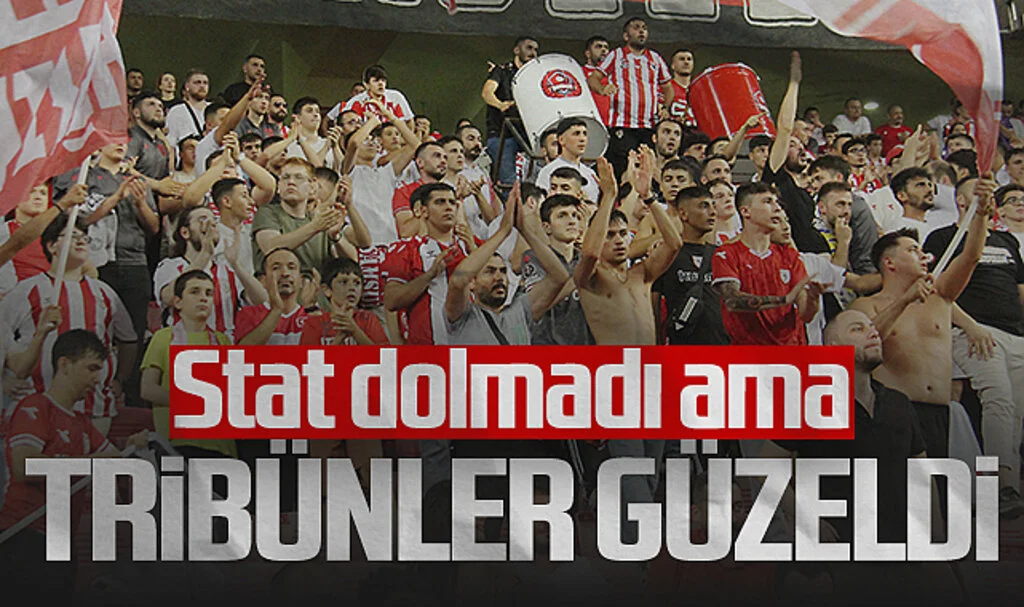 Samsunspor'un Beşiktaş Maçında Stadyum Dolmadı Ama Tribünler Güzeldi