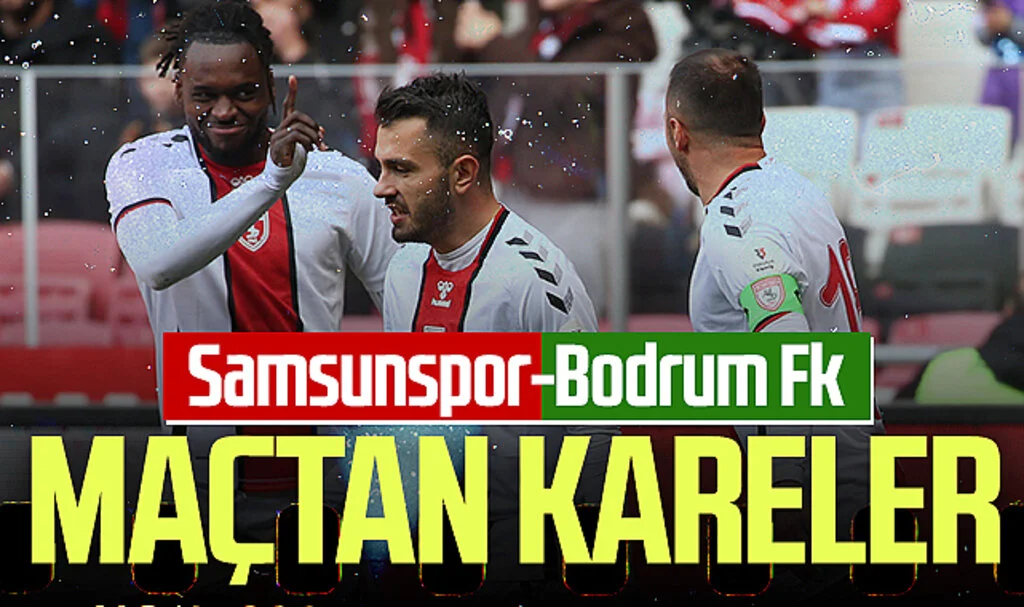 Samsunspor: 4 - Bodrum FK: 0 (Foto Galeri)