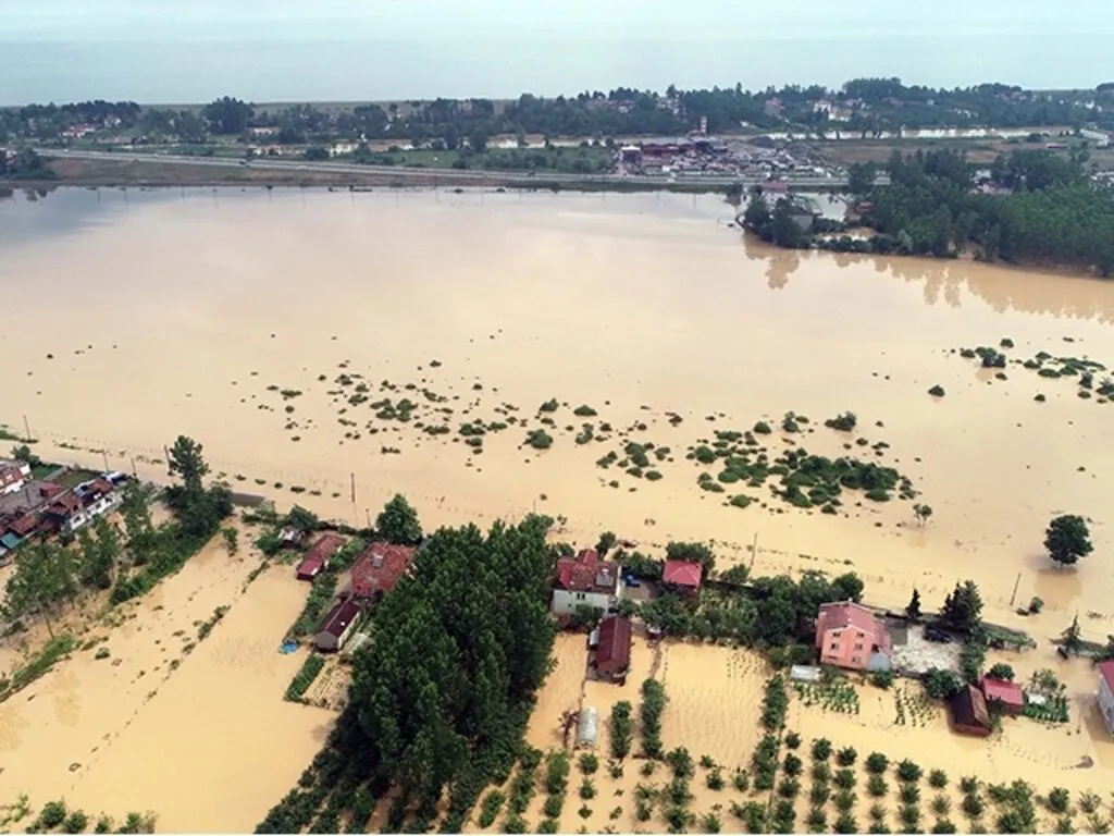Samsun Terme'de Sel Felaketi