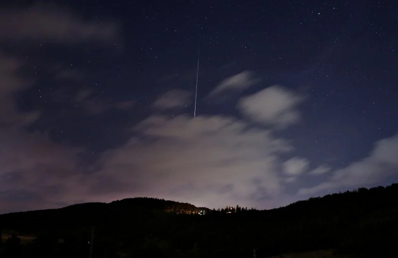 Samsun semalarında Perseid şöleni