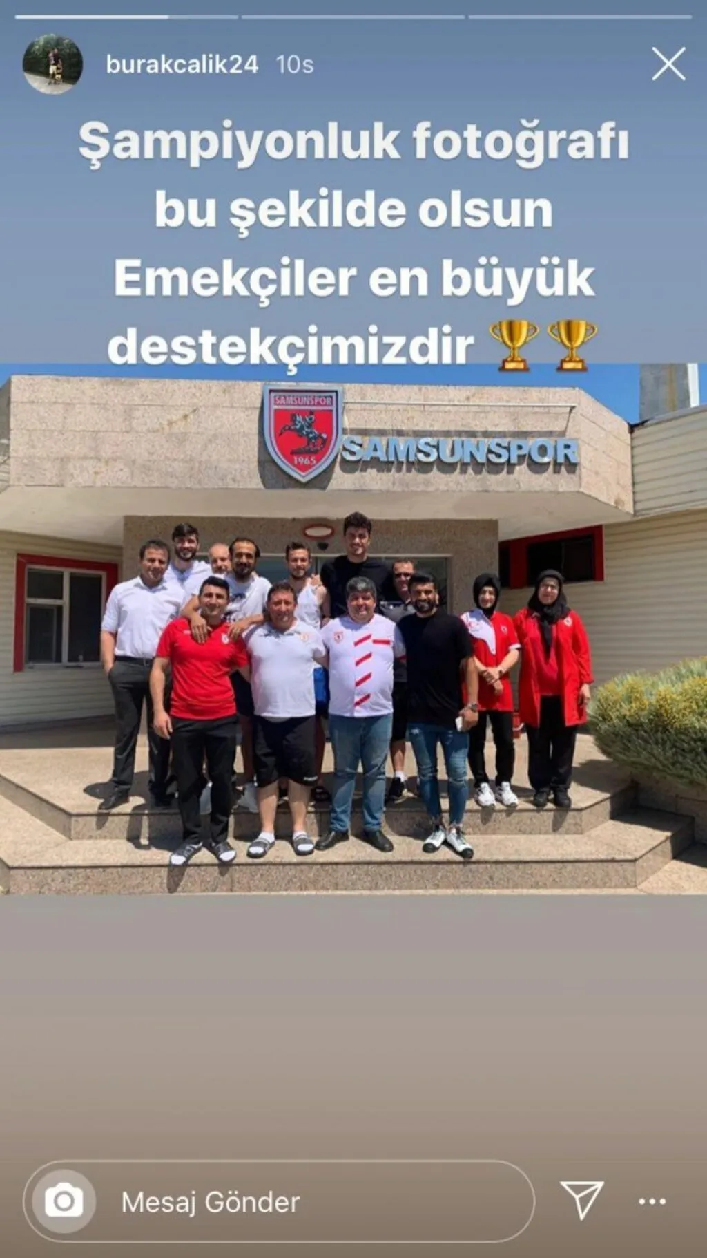 Samsunsporlu futbolcular şampiyonluğu kutladı - Resim 3
