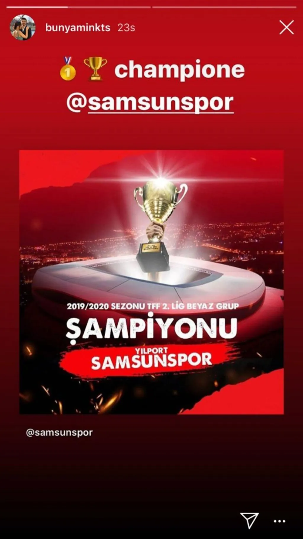 Samsunsporlu futbolcular şampiyonluğu kutladı - Resim 7