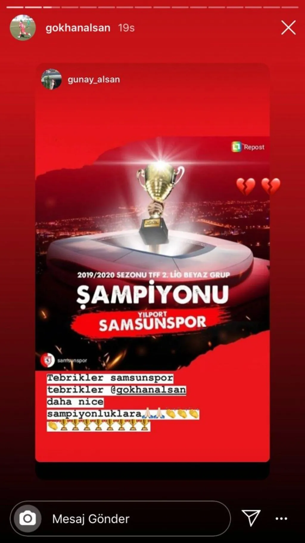 Samsunsporlu futbolcular şampiyonluğu kutladı - Resim 13