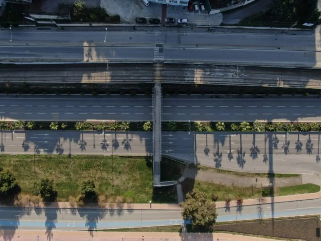 Samsun Emniyeti sokağa çıkma kısıtlamasında caddeleri havadan görüntüledi - Resim 6