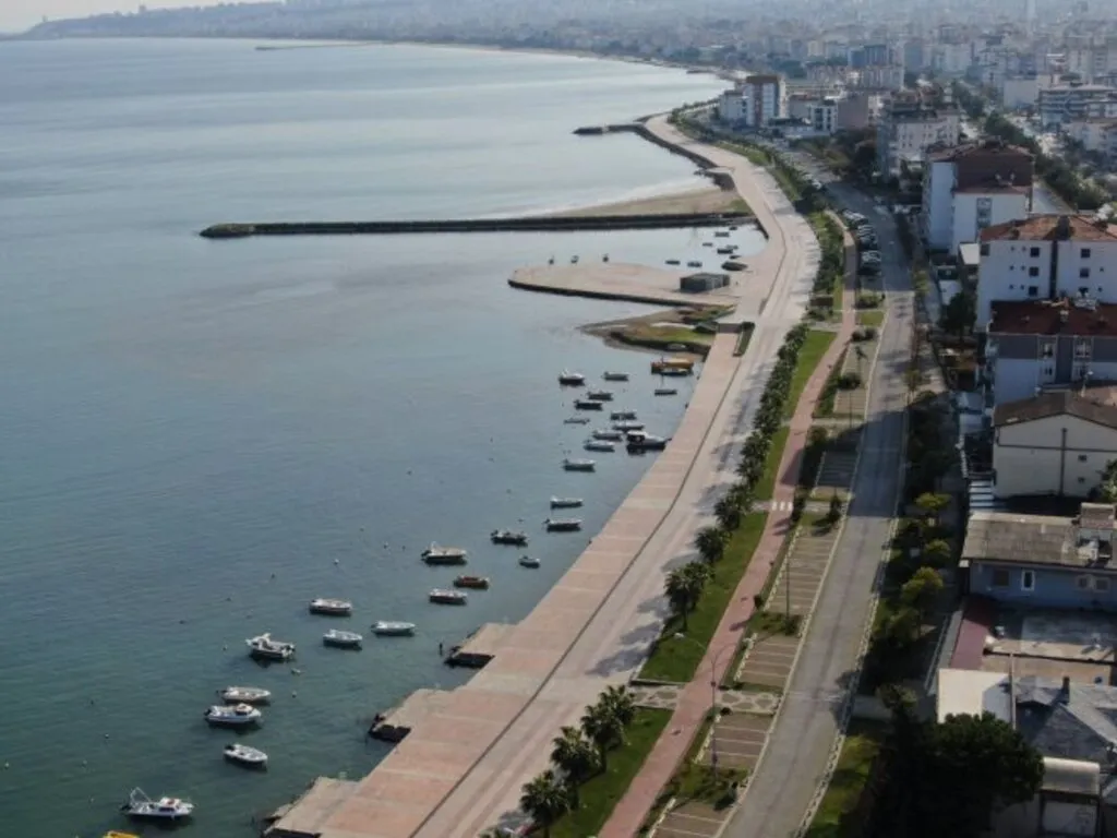 Samsun Emniyeti sokağa çıkma kısıtlamasında caddeleri havadan görüntüledi - Resim 8
