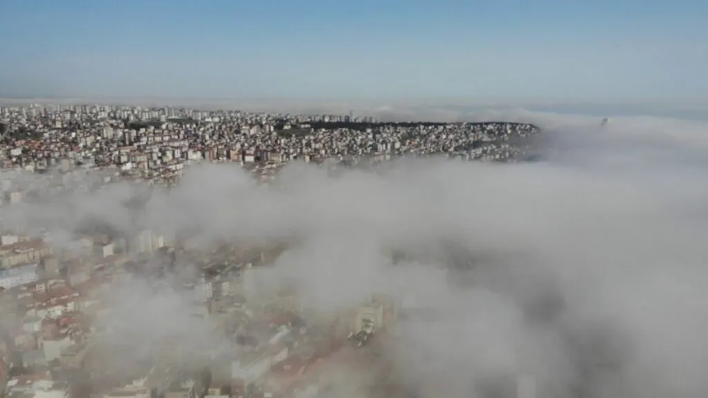 Samsun'da sis güzelliği - Resim 1