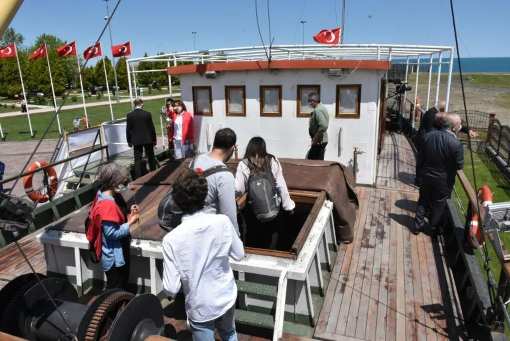 Samsun'da Bandırma Gemi Müze ve Milli Mücadele Açık Hava Müzesi'ne ziyaretçi akını - Resim 9