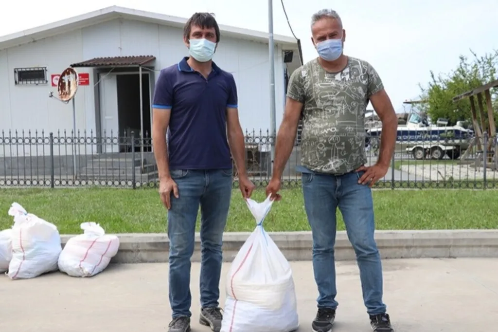 Samsun'da küçük Balıkçıya Ağ Desteği - Resim 16
