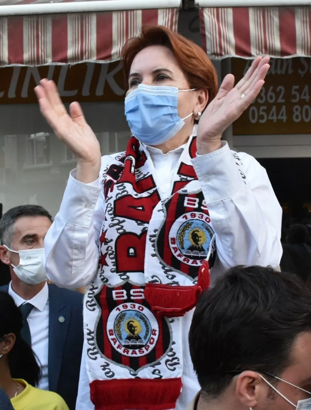 İYİ Parti Genel Başkanı Meral Akşener'in Samsun Ziyaretinden Kareler - Resim 43