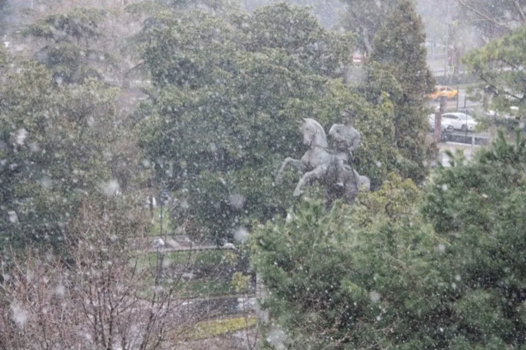 Samsun’da karada tipi, denizde fırtına - Resim 6