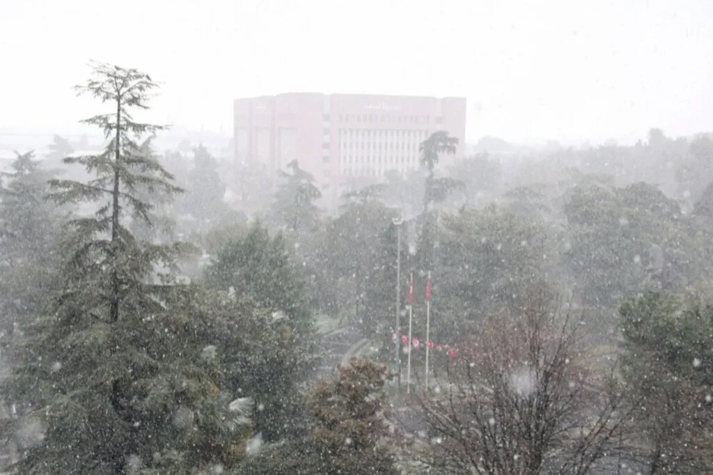 Samsun’da karada tipi, denizde fırtına - Resim 10
