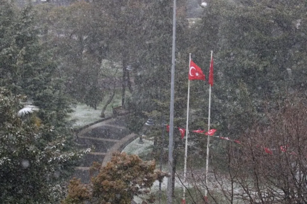 Samsun’da karada tipi, denizde fırtına - Resim 14