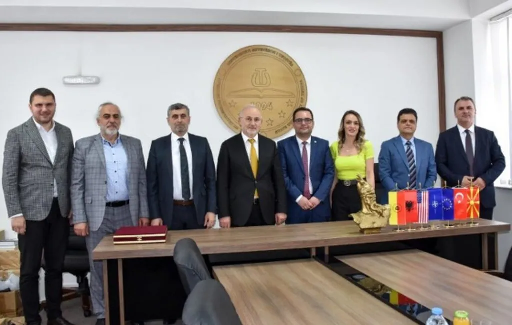 Rektör Ünal, Balkan Gezisine Kuzey Makedonya’da Devam Ediyor - Resim 11