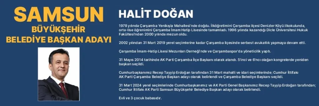 İşte AK Parti Samsun İlçe Belediye Başkan Adaylarının Özgeçmişi - Resim 1