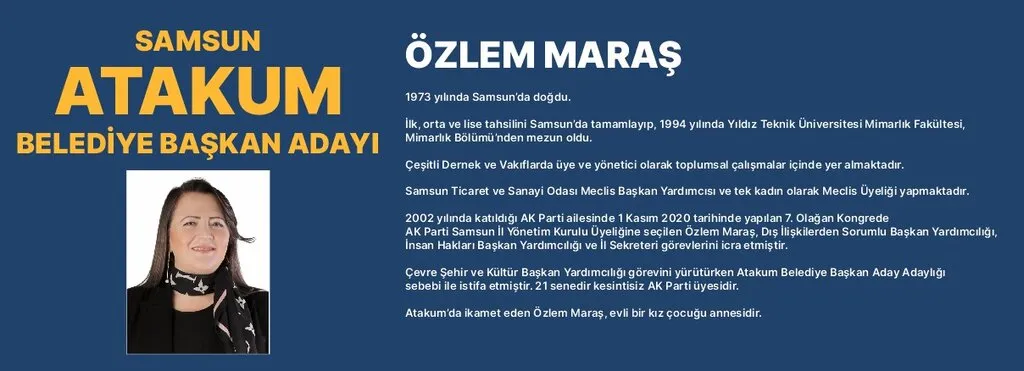 İşte AK Parti Samsun İlçe Belediye Başkan Adaylarının Özgeçmişi - Resim 3