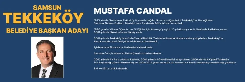 İşte AK Parti Samsun İlçe Belediye Başkan Adaylarının Özgeçmişi - Resim 6