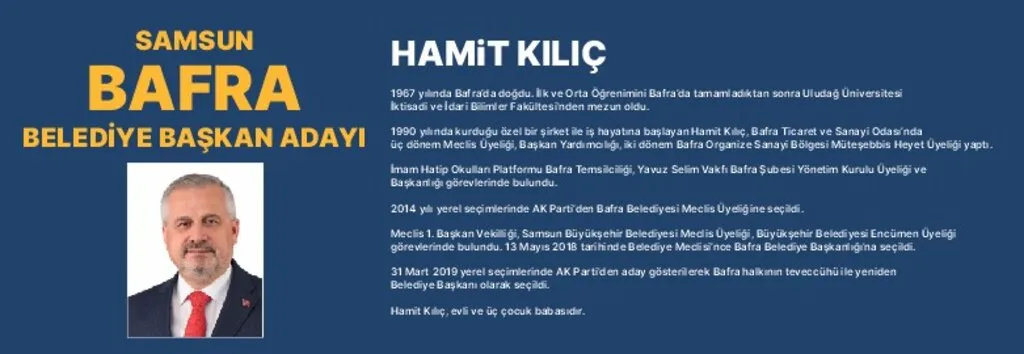 İşte AK Parti Samsun İlçe Belediye Başkan Adaylarının Özgeçmişi - Resim 17