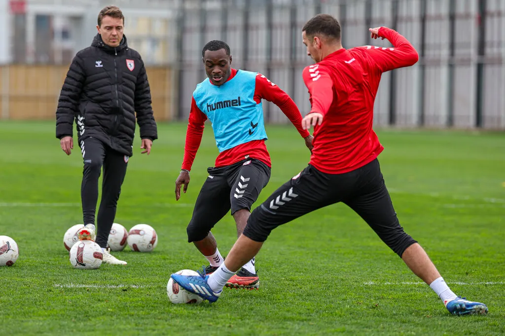 Samsunspor, Ankaragücü maçı hazırlıklarını sürdürüyor - Resim 2