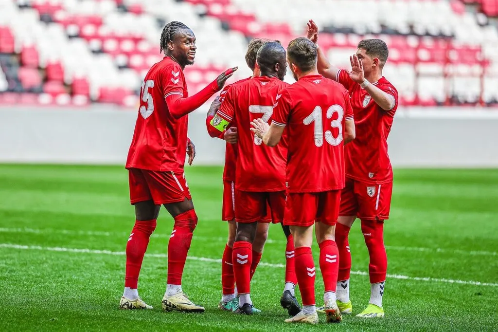 Samsunspor'dan 6 gollü galibiyet - Resim 7