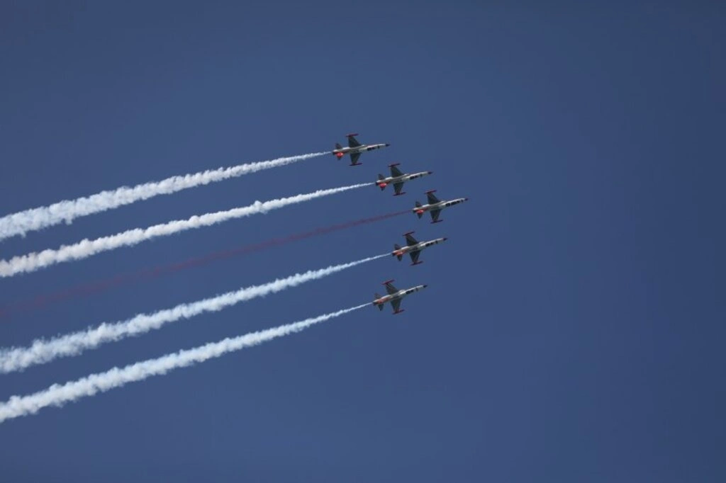 Türk Yıldızları, SOLOTÜRK, HÜRJET ve helikopter gösterileri nefesleri kesti - Resim 14