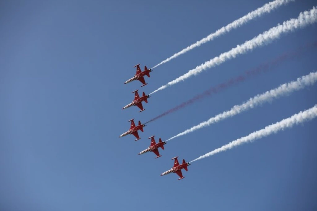 Türk Yıldızları, SOLOTÜRK, HÜRJET ve helikopter gösterileri nefesleri kesti - Resim 49