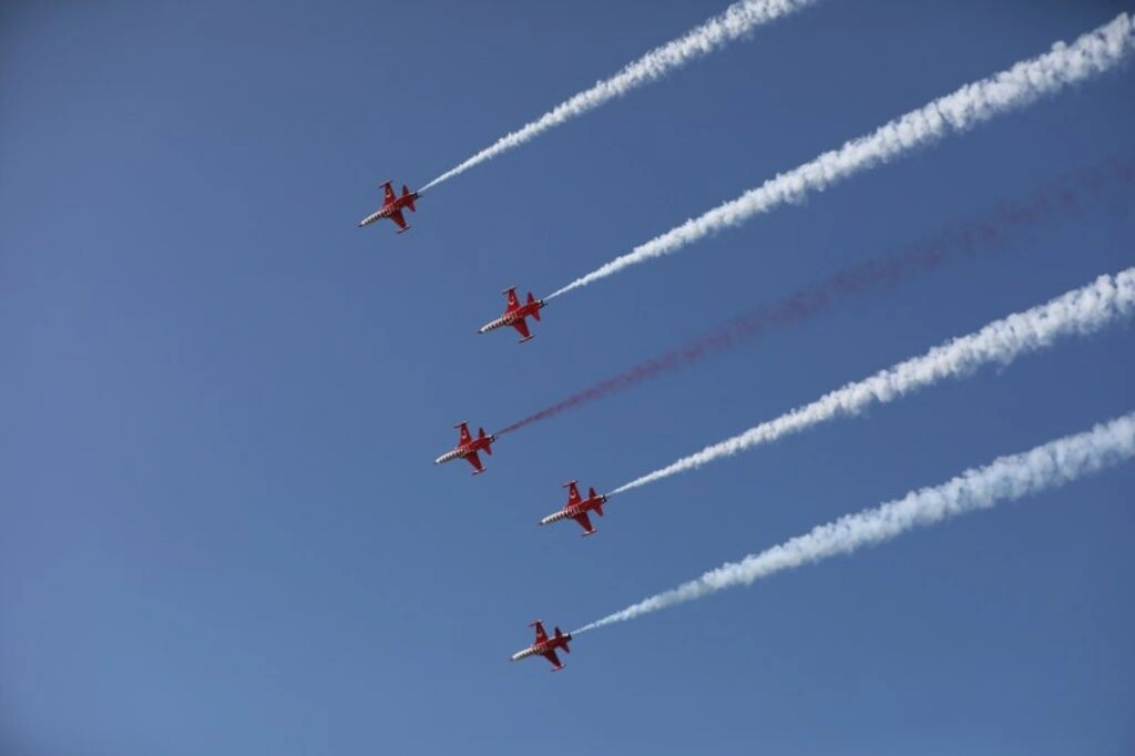 Türk Yıldızları, SOLOTÜRK, HÜRJET ve helikopter gösterileri nefesleri kesti - Resim 53