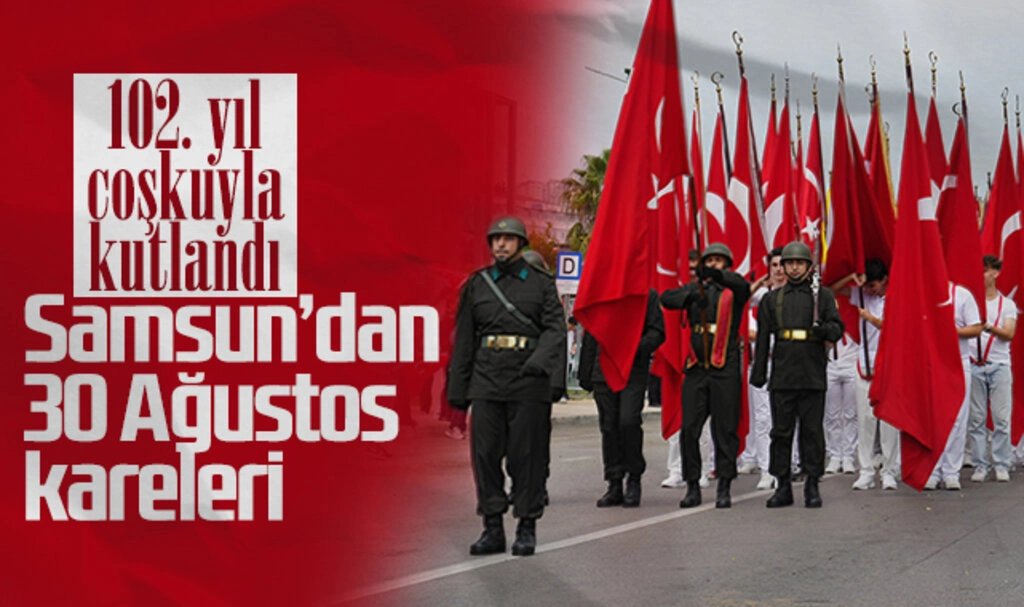 Samsun'dan 30 Ağustos Kareleri! 102. Yıl Coşkuyla Kutlandı... - Resim 1