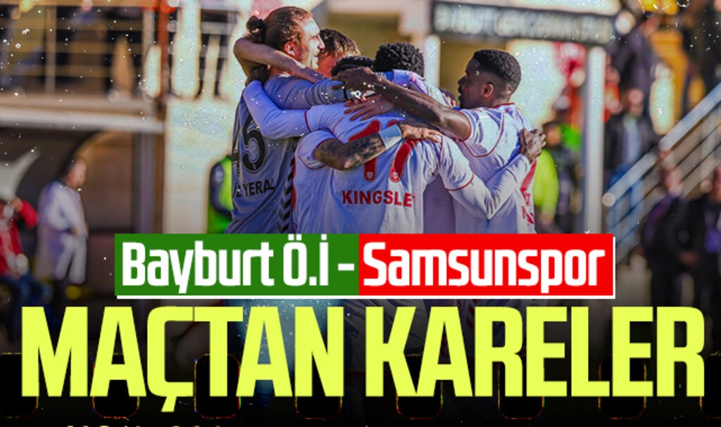 Bayburt İl Özel İdare Spor - Samsunspor Maçından Kareler  - Resim 1