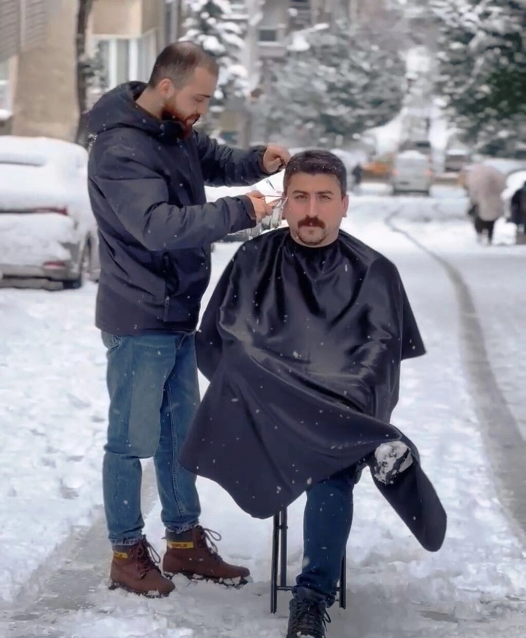 Samsun’da Kar Eğlencesi! Şehirden Renkli Görüntüler... - Resim 11