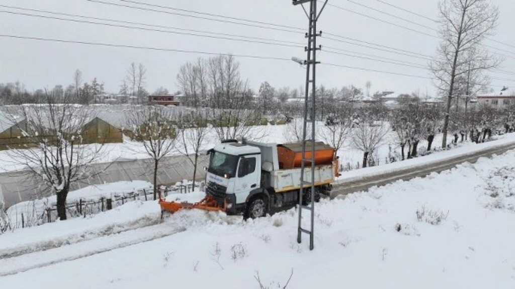 Samsun’da Kar Eğlencesi! Şehirden Renkli Görüntüler... - Resim 44