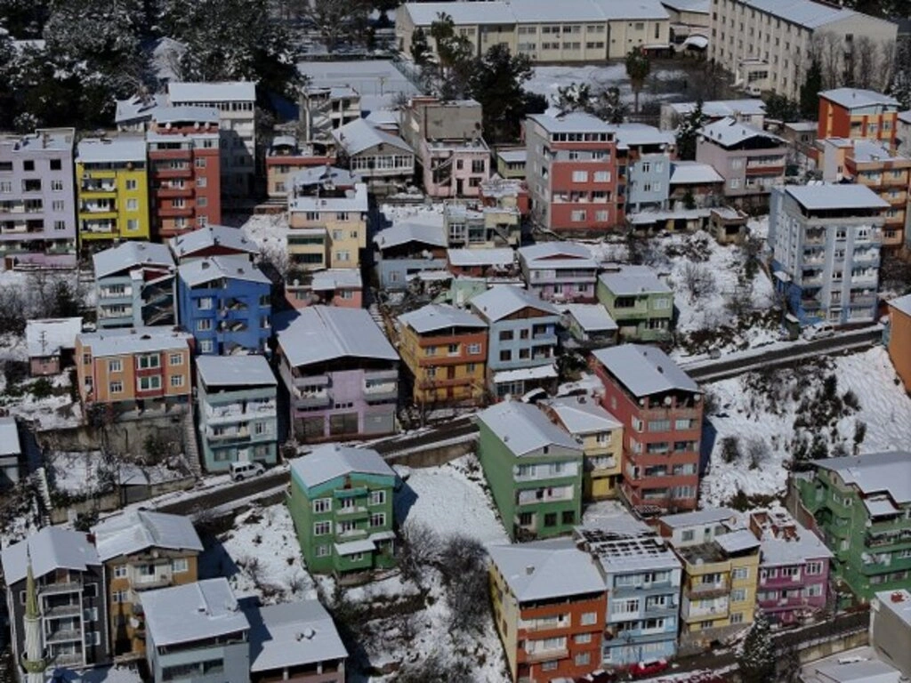 Samsun’da Kar Eğlencesi! Şehirden Renkli Görüntüler... - Resim 48